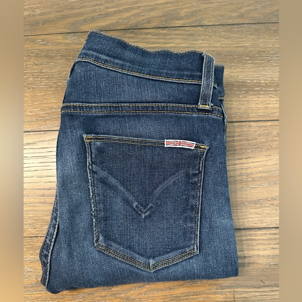 Hudson Nico Mid Rise Super Skinny Jeans Size 26 Inseam 28‎ 1/2 Waist Across 13